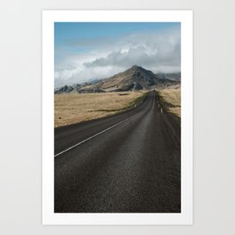 Roadtrip through Iceland I Art Print