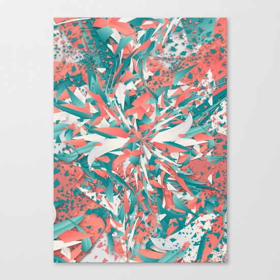 Pastel Explosion Canvas Print