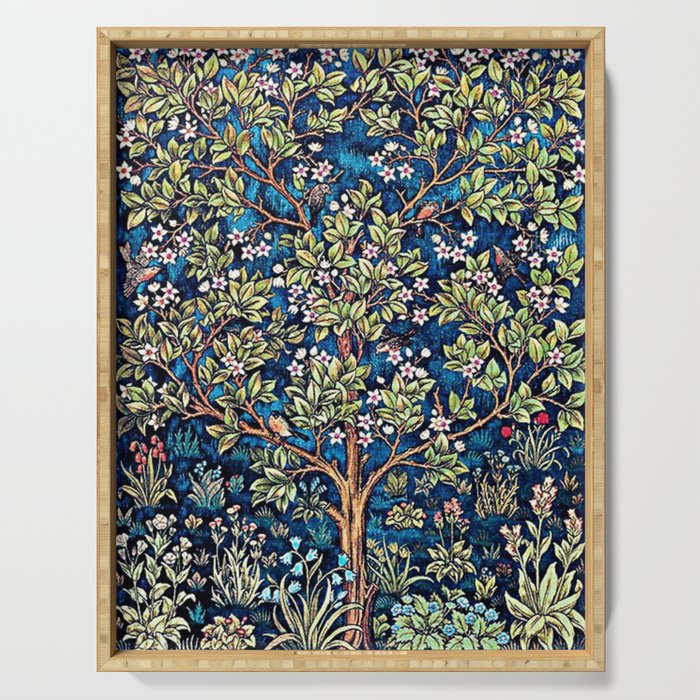 William Morris Tree Of Life, Morris floral, No,3. Serving Tray