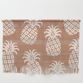 Pineapple Twist 337 Brown and Tan Wall Hanging