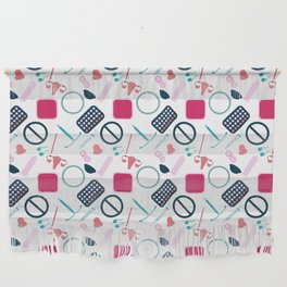 Contraception Pattern Wall Hanging