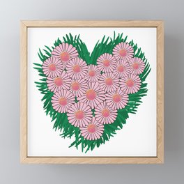 A heart of Daisys Framed Mini Art Print