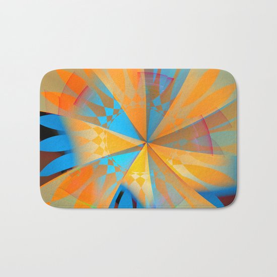 Thinking of a blue sky and the summer sun Bath Mat