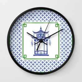Chinoiserie - Le Pavillon 1 Wall Clock
