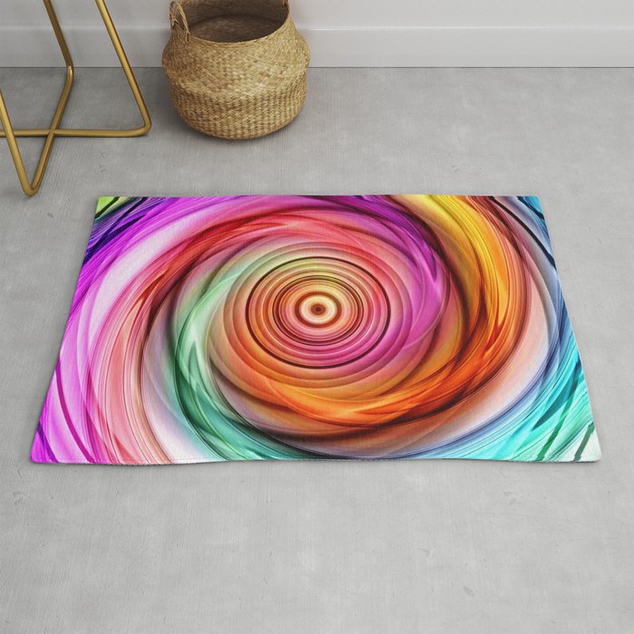 Multicolored Swirl no. 2 Rug