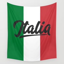 Italian Flag Wall Tapestry