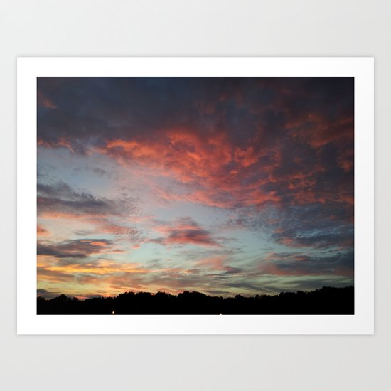 Speckled Sky Art Print