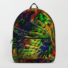 Mosaic of Bird V2 Backpack | Tropicalbird, Tropical, Pappagallo, Papago, Lucancio, Graphicdesign, Perroquet, Papegaai, Vogel, Parrot 