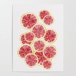 Grapefruits Poster