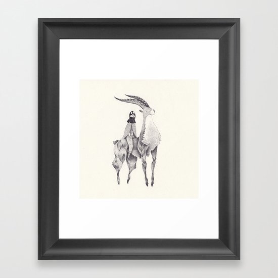 もののけ姫 Framed Art Print