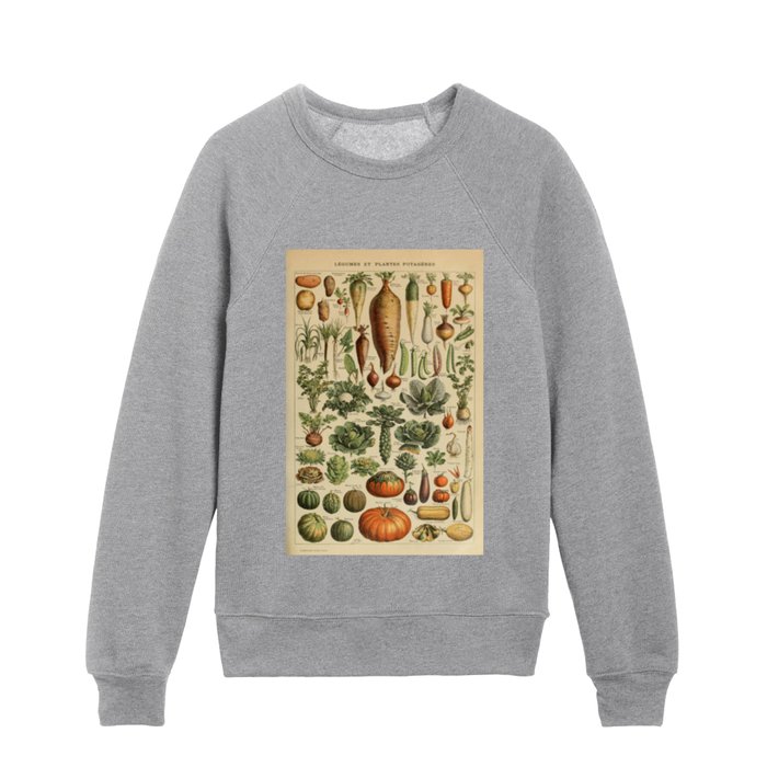 Vegetable Chart Kids Crewneck