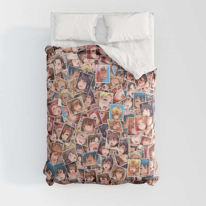 Ahegao Comforter by dima v Society6