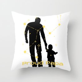 Proud Papa Orion Throw Pillow