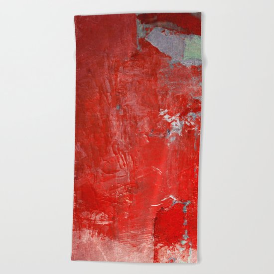 Red Beach Towel