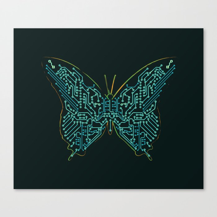 Mechanical Butterfly Canvas Print