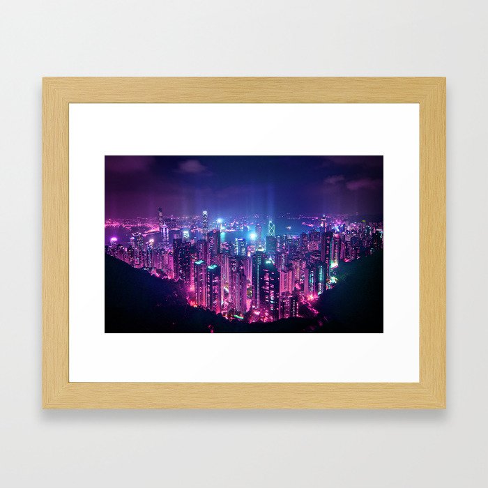 Neo Hong Kong Framed Art Print