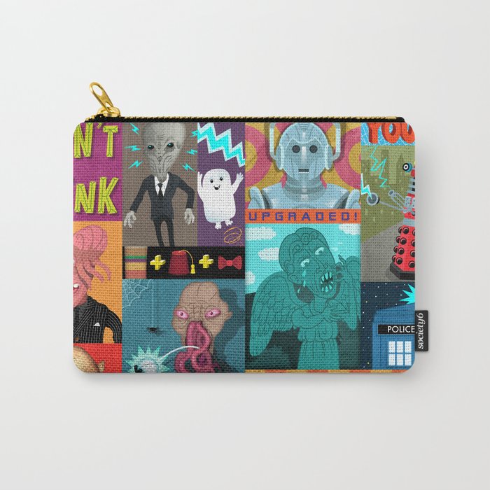 Doctor Who Monsters Carry-All Pouch