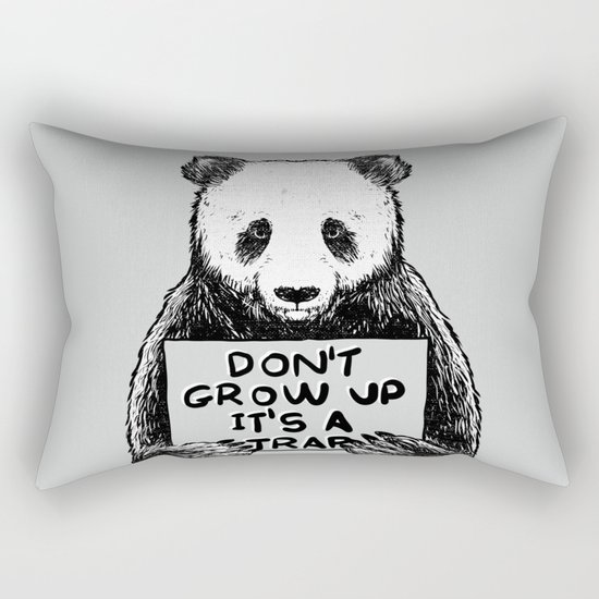 Don't Grow Up It's a Trap Rectangular Pillow