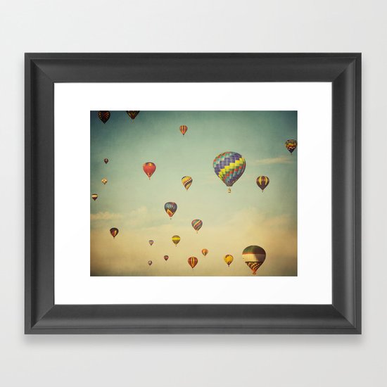 Floating in Space Framed Art Print