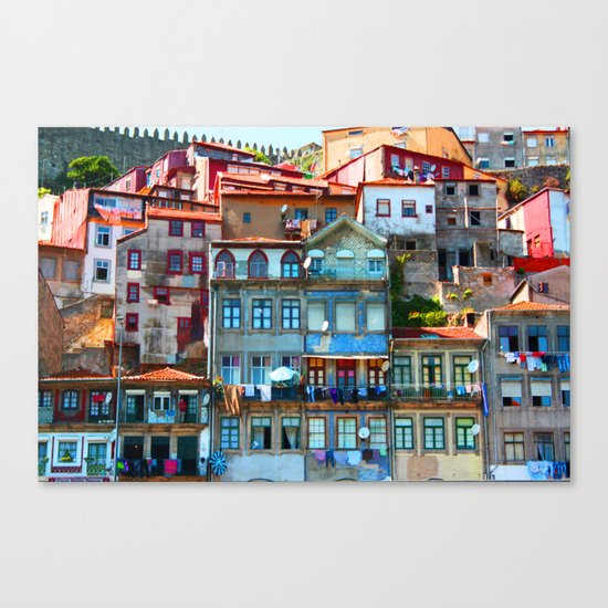 Houses Canvas Print