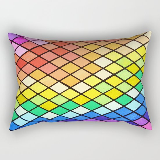 Geo-Pantone Rectangular Pillow