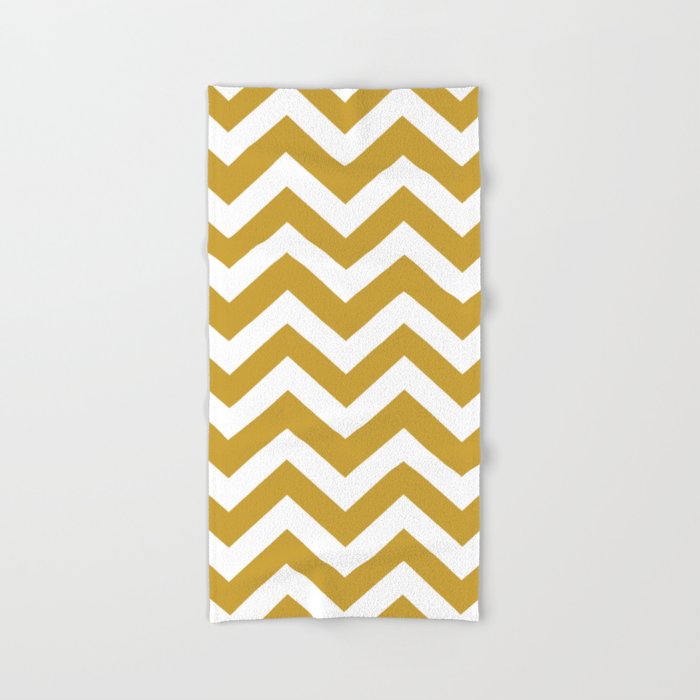 Satin sheen gold - brown color - Zigzag Chevron Pattern ...