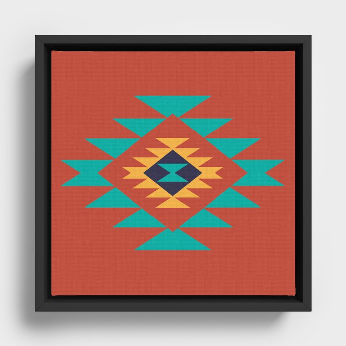 Southwest Indian Tribal Abstract Pattern Art Print by