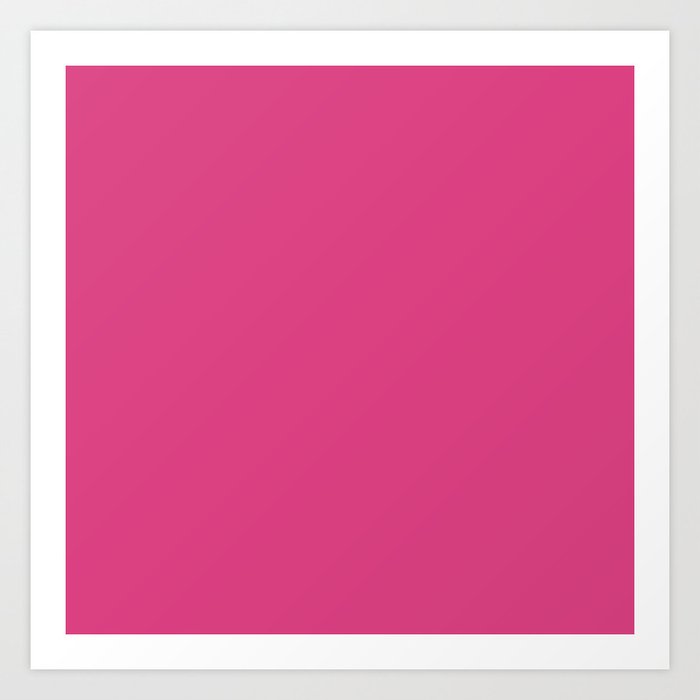 Hot Pink Art Print