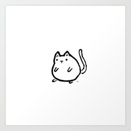 Tiny Cat Art Print