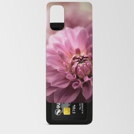 Pink flower Android Card Case