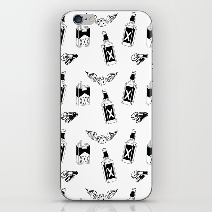 Vices Print iPhone Skin