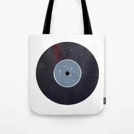Vinyl Record Zodiac Sign Aquarius Tote Bag