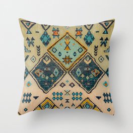 Boho Oriental Traditional Berber Handmade Moroccan Fabric Style Throw Pillow
