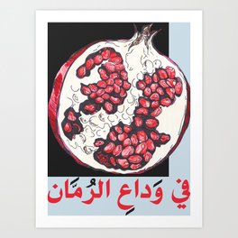 In Farewell to the Pomegranate  Art Print
