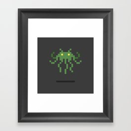 Cthulhu Invader Framed Art Print