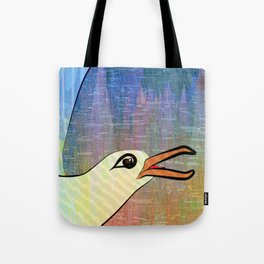 On the Cliffs with Jonathan Livingston Seagull Tote Bag