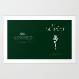 The Serpent - The Snake Art Print
