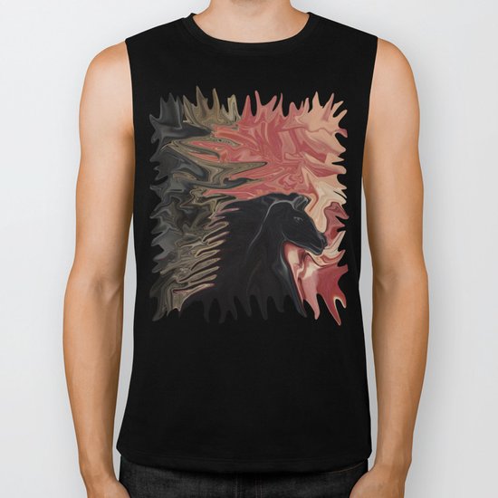 Stallion with the Heart of a Cat Biker Tank