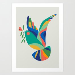 Bird of Peace II Art Print