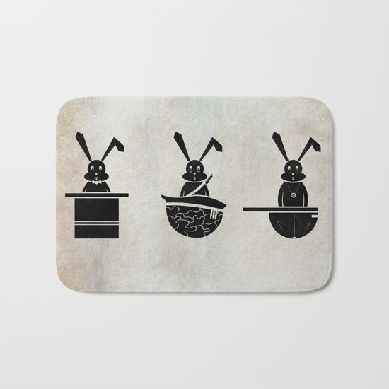 rabbits Bath Mat