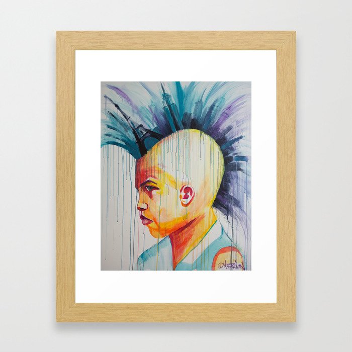 Mohawk by Danielle Mastrion Framed Art Print