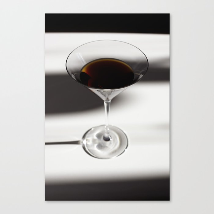 Dark Espresso Martini  Canvas Print