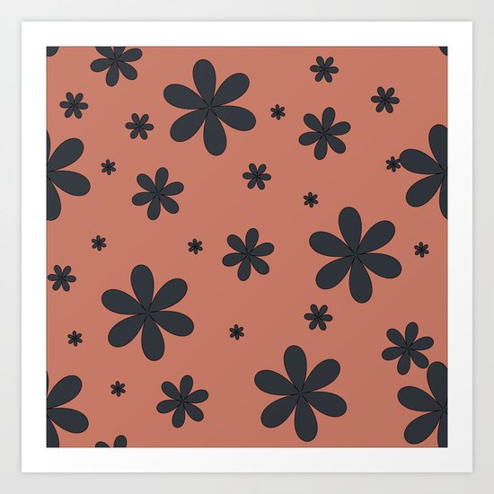 brown Art Print