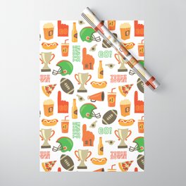 American Football pattern Wrapping Paper
