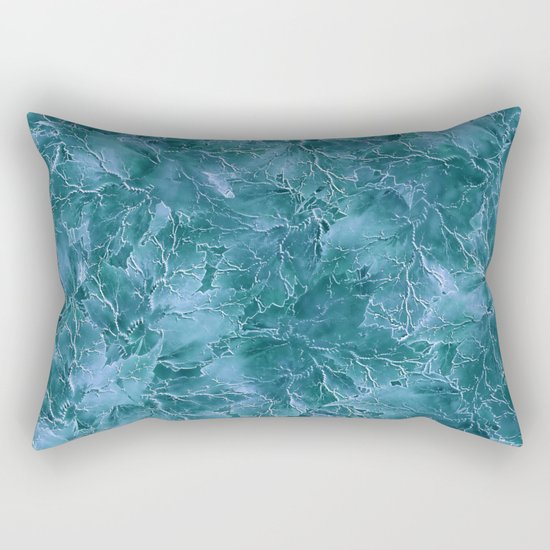 Frozen Leaves 17 Rectangular Pillow