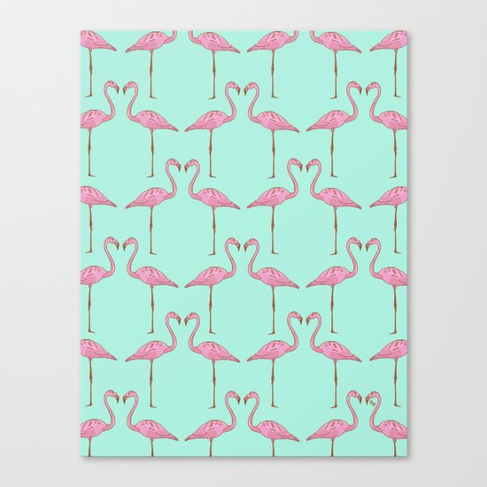 Pink Flamingo Canvas Print
