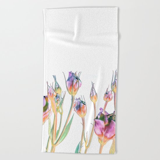 Fantasy Florals #society6 #decor #buyart Beach Towel