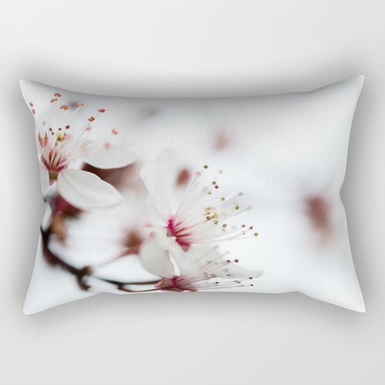 Plum Tree Rectangular Pillow