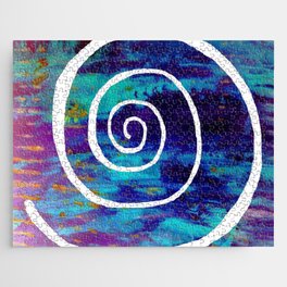 White Spiral S49 Jigsaw Puzzle