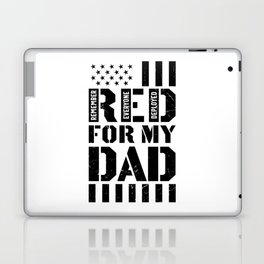 RED For My Dad Laptop Skin